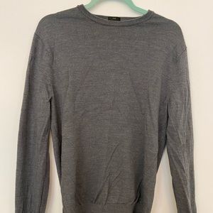 Gray J Crew Merino Wool Sweater Slim S